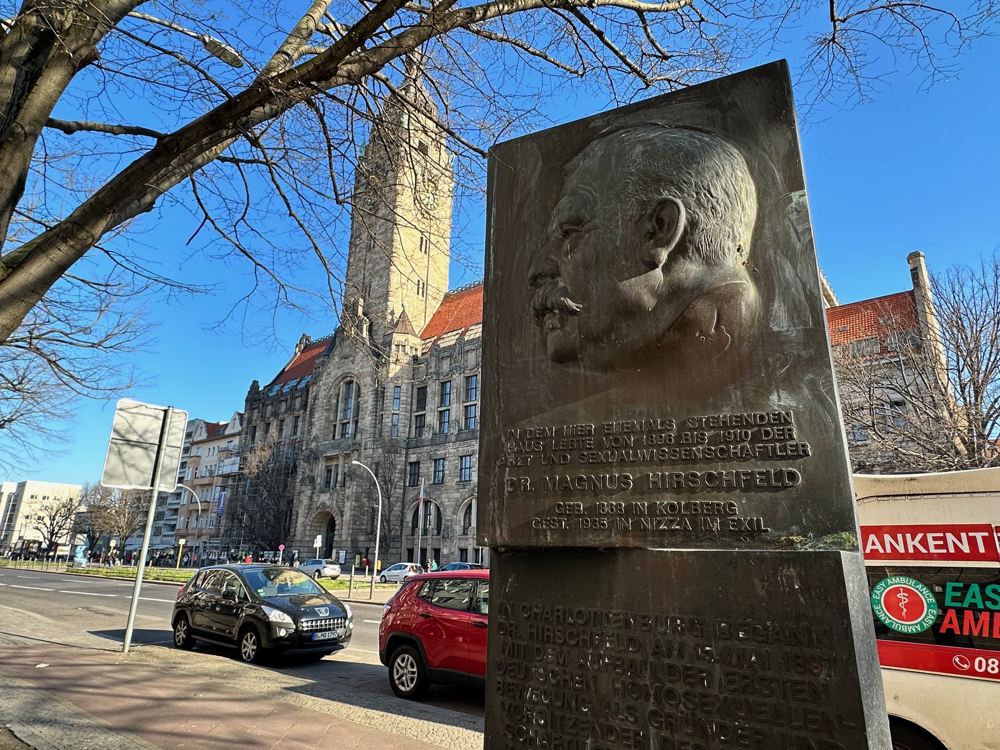 Stele in der Otto-Suhr-Allee 93
Bild: Ren� Powilleit